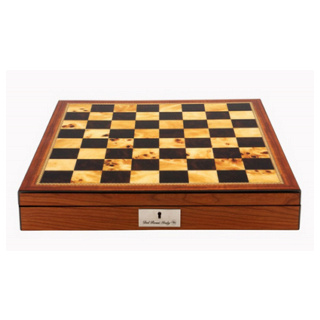 Dal Rossi Italy Chess Box - Walnut Finish, 51cm