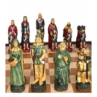 Dal Rossi Italy Chess Pieces: Robin Hood