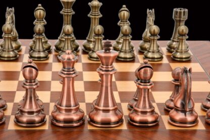 Dal Rossi Italy Chess Set - Bronze and Copper, 50cm - Image 2