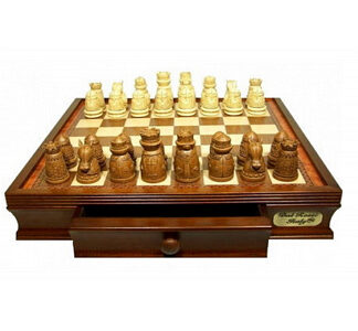 Dal Rossi Italy Chess Set - Medieval, Poly Resin, 40cm