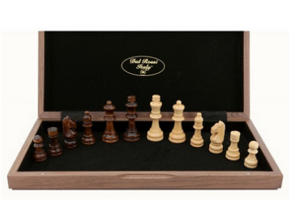 Dal Rossi Italy Chess Set - Walnut, 38cm - Image 4