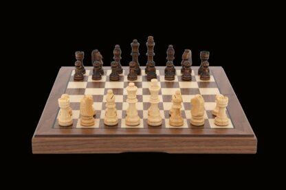Dal Rossi Italy Chess Set - Walnut, 30cm - Image 3