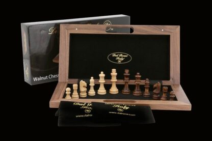 Dal Rossi Italy Chess Set - Walnut, 44cm - Image 2