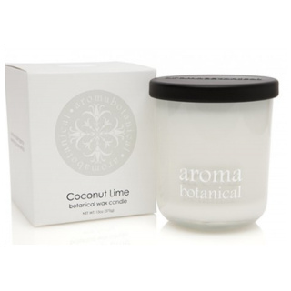 Aroma Botanical Wax Candle: Coconut Lime, 375g
