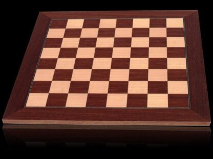 Dal Rossi Italy Chess Board - Maple/Palisander, 50cm - Image 2