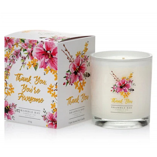 Bramble Bay Soy Wax Candle: Thank You, 270g
