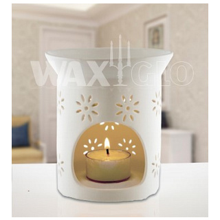 Oil Burner, White Ceramic, 95 x 120mm