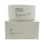 Soy Wax Candle in Slate Vessel: French Cotton, 400g