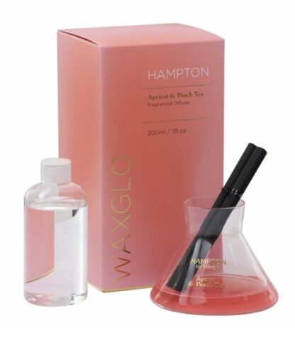 Hampton by Waxglo Diffuser: Apricot & Peach Tea, 200ml - Image 2