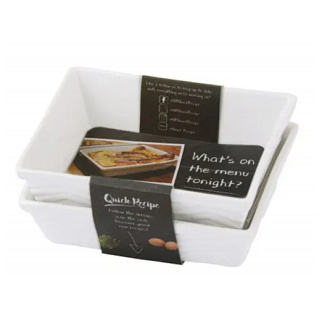 BIA Quick Recipe Roaster, Rectangular, 17cm, Set of 2