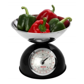 Dexam Retro Kitchen Scales, Black