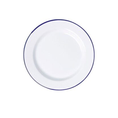 Falcon Enamel Dinner Plate, White, 22cm - Image 2
