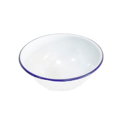 Falcon Enamel Mixing Bowl, White, 24cm - Image 2