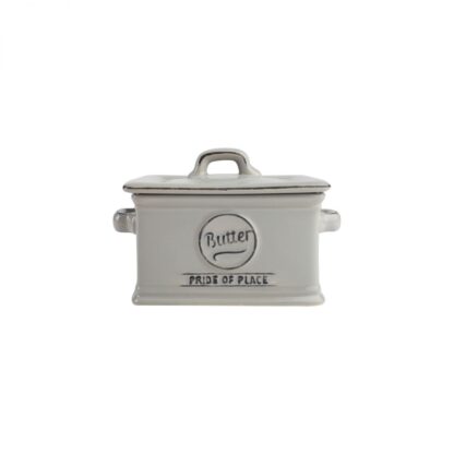 T&G Pride of Place Butter Dish: Cool Grey - Image 2