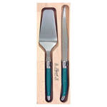 Verdier Cake Slice Server Set, Teal