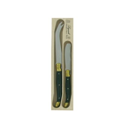Verdier Cheese Knife/Spreader Set, Brass - Image 2