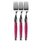 Verdier Refill Fork: Fuchsia, Set of 3
