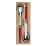Verdier Salad Server Set, Bright Red