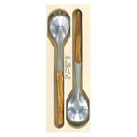 Verdier Salad Server Set, Olive Wood