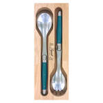 Verdier Salad Server Set, Teal