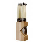 Verdier Steak Knife Block Set: Ivory