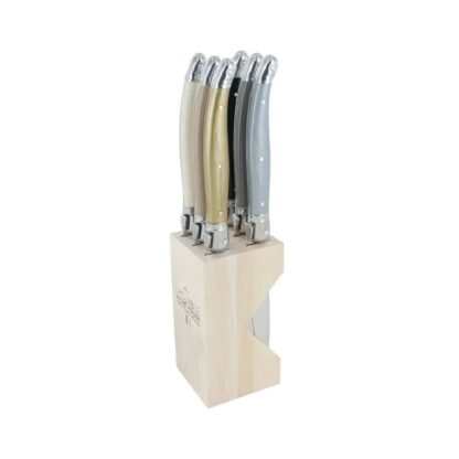 Verdier Steak Knife Block Set: Neutral - Image 2