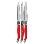 Verdier Refill Steak Knife, Bright Red, Set of 3