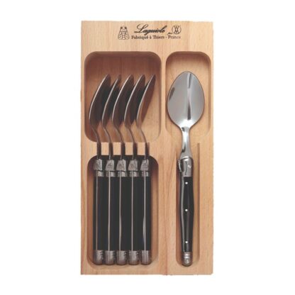 Verdier Teaspoons, Set of 6, Black - Image 2