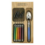 Verdier Teaspoons, Set of 6, Coloured