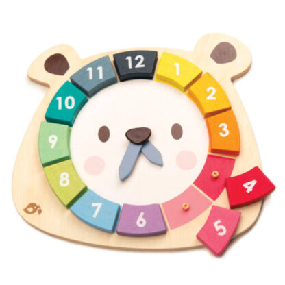 Tender Leaf Toys: Bear Colours Clock - Image 2