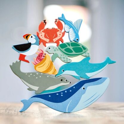 Tender Leaf Toys: Display Shelf with Coastal Animals - Image 3