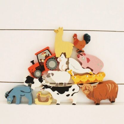 Tender Leaf Toys: Display Shelf with Farmyard Animals - Image 3