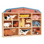 Tender Leaf Toys: Display Shelf with Farmyard Animals