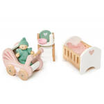 Tender Leaf Toys: Dolls House Nursery Set