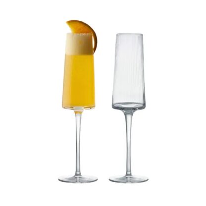 Anton Studio Empire Champagne Flutes, Set of 2 - Image 2