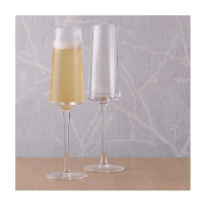Anton Studio Empire Champagne Flutes, Set of 2 - Image 3