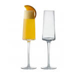 Anton Studio Empire Champagne Flutes, Set of 2