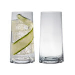 Anton Studio Empire Hiball Glasses, Clear, Set of 2