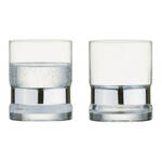 Anton Studio Soho Tumblers, Silver, Set of 2