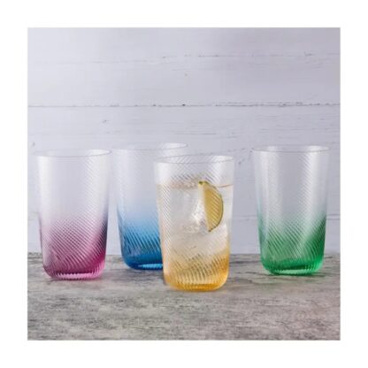 Anton Studio Swirl Hiball Tumblers, Set of 4 - Image 7