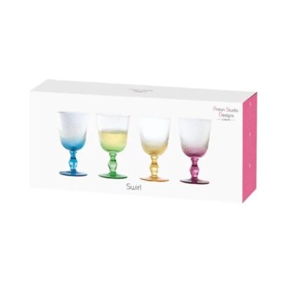 Anton Studio Swirl Wine Glasses, Set of 4 - Image 8