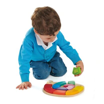 Tender Leaf Toys: Colour Me Happy Worm Puzzle - Image 3