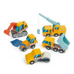 Tender Leaf Toys: Construction Car Set