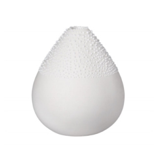 Räder Mini Vase, Beaded, White #3, Set of 2