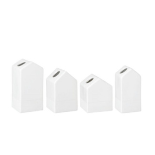 Räder Porcelain Mini Vases, Garden House, Set of 4