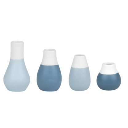 Räder Mini Vases, Pastel Blue, Set of 4 - Image 2
