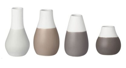 Räder Mini Vases, Pastel Grey, Set of 4 - Image 2