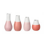 Räder Mini Vases, Pastel Red, Set of 4