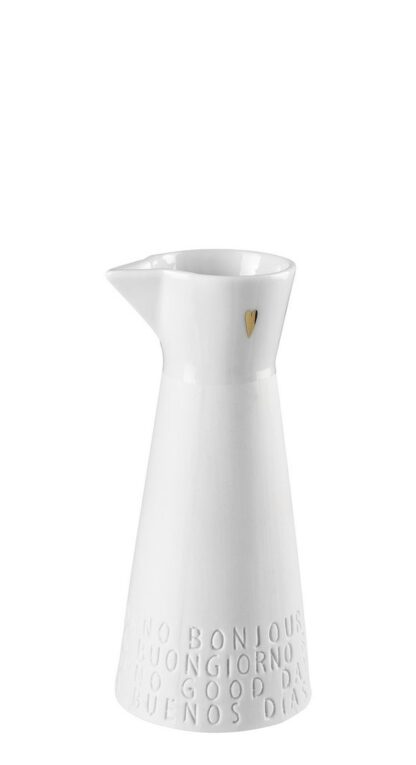 Räder Porcelain Jug, Gold Heart, 200ml - Image 2
