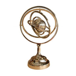 Armillary with Globe, Aluminium